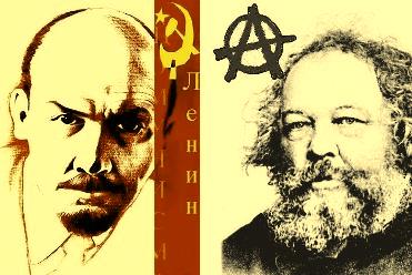 O anarquismo e o socialismo divergiam sobre os rumos tomados pela revolução proletária